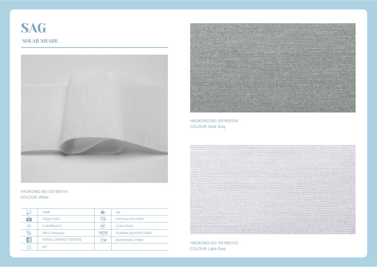 Sagittarius Solar Shades supplier fabric sheet