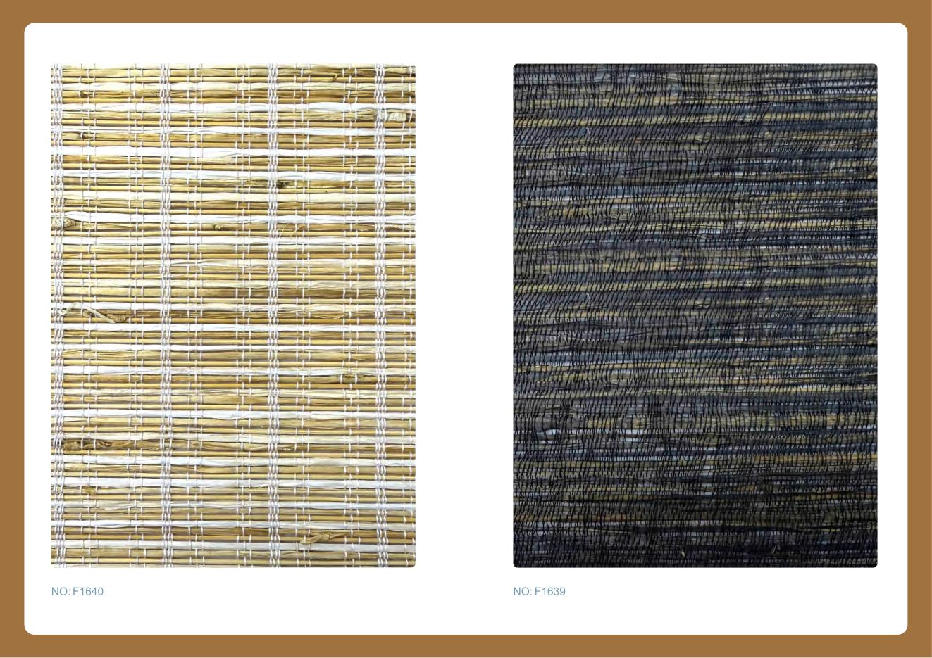 Natural Weave 01 Woven Wood supplier fabric sheet